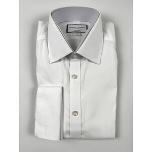 Charles Tyrwhitt Royal Oxford Extra Slim Fit Dress Shirt White 15.5/34 NWT